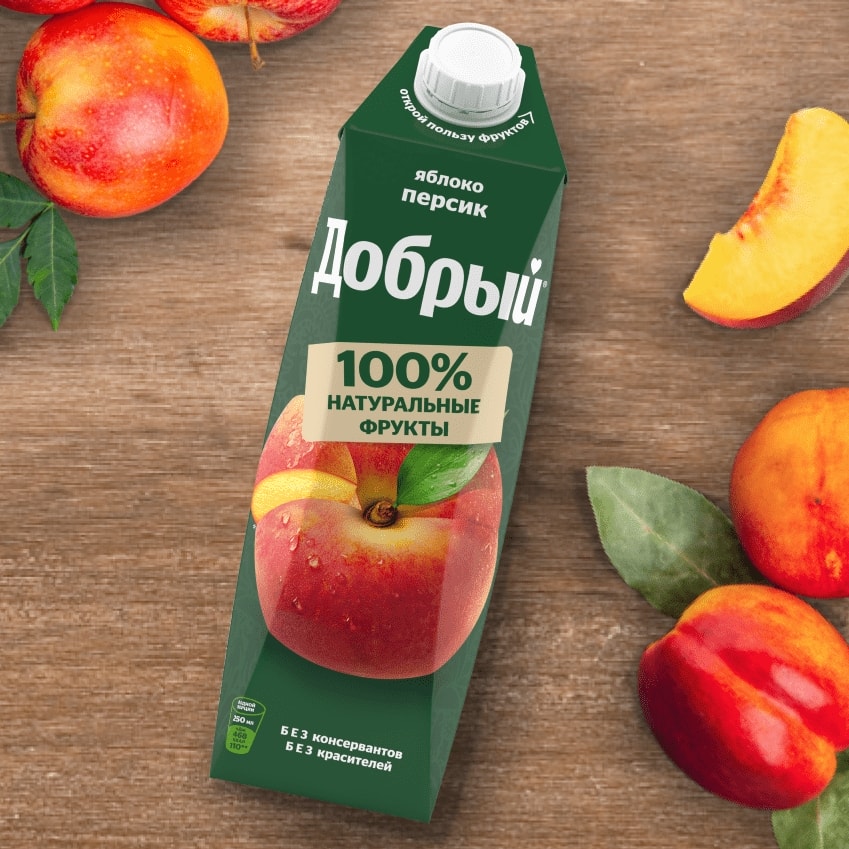 Сок Добрый «Персик-яблоко»